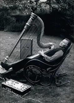 Harpist: Jonny Teupen, German harpist and composer