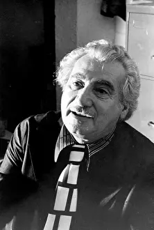 Jorge: Jorge Amado, Brazilian writer, being interviewed