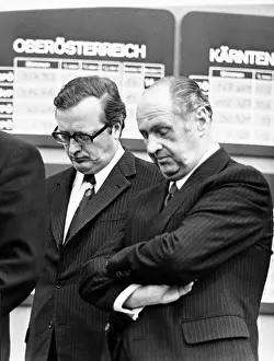 Taus: Josef Taus and Friedrich Peter on election eve
