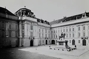 Plazas: Josefsplatz with the monument of Emperor Josef II