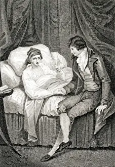 Addison: JOSEPH ADDISON on deathbed