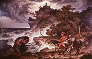 Witches: Joseph Anton Kock (1819-1839) German painter