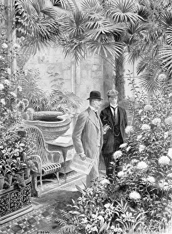 Apr18: Joseph Chamberlain in his orchid-house