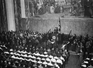 Fuer: Joseph Goebbels at the Berlin University, 1933