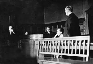 Insult: Joseph Goebbels in court, 1932