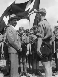 Pimpfe: Joseph Goebbels with Jungvolk, 1934