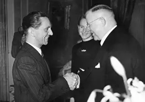 Handshake: Joseph Goebbels and Ludwig Klitzsch, 1941