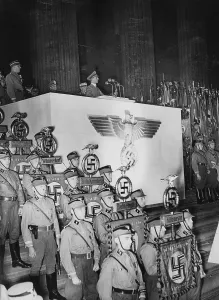 Claims: Joseph Goebbels in the Lustgarten in Berlin, 1938