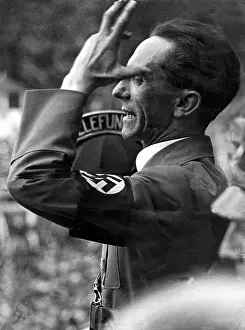 Gestures: Joseph Goebbels, Propaganda Minister, giving speech