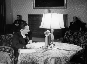 Transmitted: Joseph Goebbels reads the proclamation of Adolf Hitler