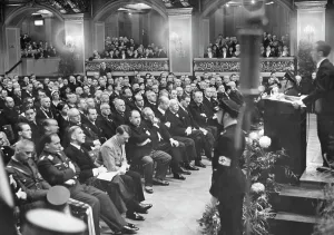 Walther: Joseph Goebbels speaks at the conference of