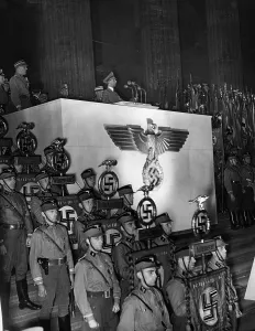 Lectern: Joseph Goebbel's speech in the Lustgarten, 1938