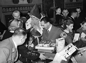 Laughs: Joseph Goebbels at the theatre hall