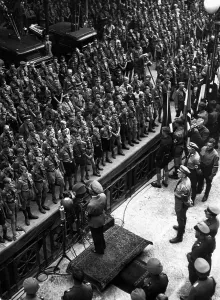 Driveway: Joseph Goebbels's speech to German expats in Berlin, 1935