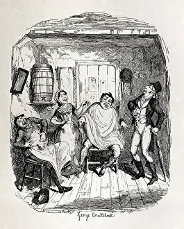Edited: Joseph Grimaldi, actor and clown, at the barber's shop