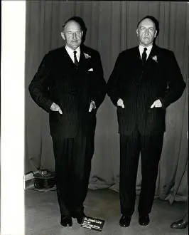 Statesmen: Joseph Luns, Dutch Foreign Minister, waxwork figure