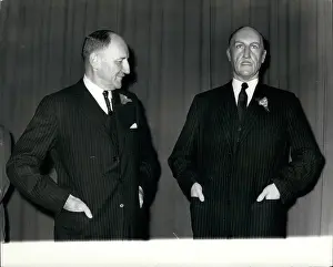 Statesmen: Joseph Luns, Dutch Foreign Minister, waxwork figure