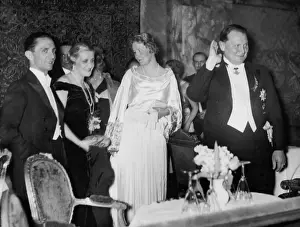 Tuxedos: Joseph and Magda Goebbels with Emmy and Hermann