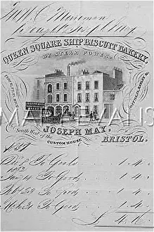 Receipts: JOSEPH MAY BILL 1831-2