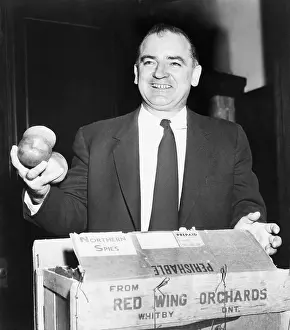 Scares: Joseph McCarthy (1908-1957), laughing as ?