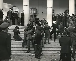 Attendees: Joseph Stalin, Franklin Roosevelt, and Winston