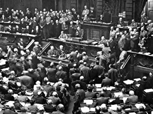 Question: Joseph Wirth holding a speech in the Reichstag