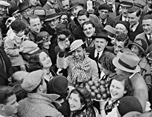 Josephine: Josephine Baker in a crowd, 1934