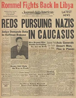 Kalmykia: Journal American front page Battle for the Caucasus