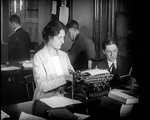 Typing: Journalists At Work Typing, Reading, and Making