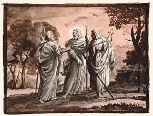 1652: Journey to Emmaus, by Claude Lorrain