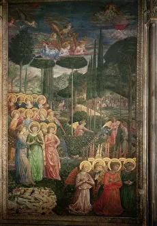 Benozzo: Journey of the Magi, Adoring Angels