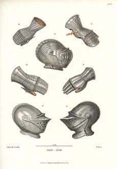 Gauntlets: Jousting helms (armlets) and gauntlets in the