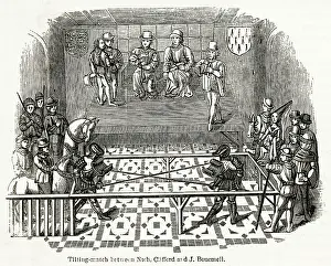 Tilting: Jousting tournament