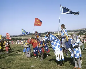 Hayle: Jousting tournament, St Erth, Cornwall