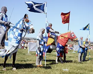 Hayle: Jousting tournament, St Erth, Cornwall