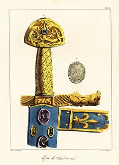 Fleurs De Lys: Joyeuse sword and seal of Charlemagne