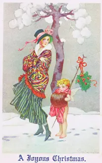 Joyous: A Joyous Christmas Card, 1920s