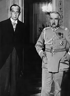 Jozef: Jozef Pilsudski with Jozef Beck, 1933