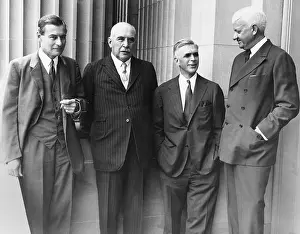 Securities: J.P. Morgan Jr. with a few of his partners at the