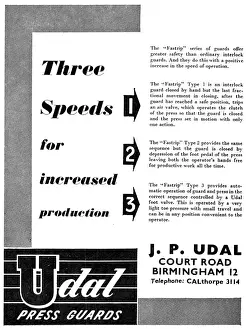 Udal: J.P.Udal Machine Tool Press Guards