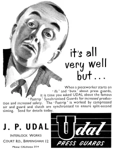 Udal: J.P.Udal Machine Tool Press Guards
