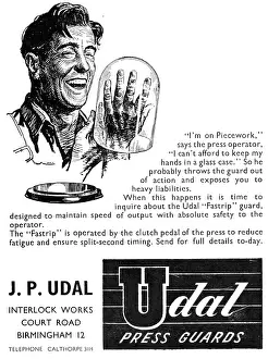 Udal: J.P.Udal Machine Tool Press Guards FASTRIP Guard