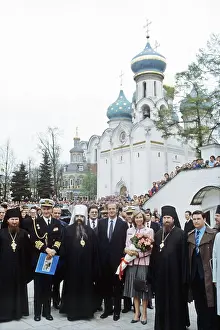 Lavra: Juan Carlos I of Spain visit to St Sergius Trinity