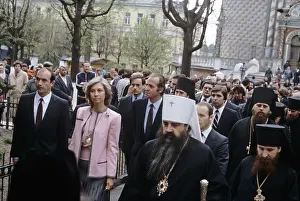 Lavra: Juan Carlos I of Spain visit to St Sergius Trinity