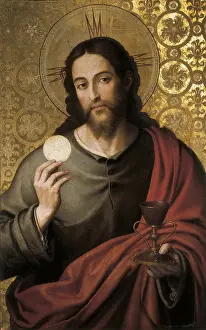 Juanes: JUANES, Juan de (1523-1579). Eucharistic Saviour