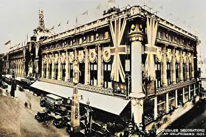 Selfridges: Jubilee decorations, Selfridges, Oxford Street, London W1