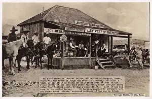 Langtry: Judge Roy Bean, Langtry, Texas, USA