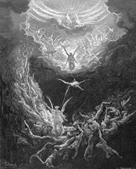 Dore: The Last Judgement. Bible Book of Revelation