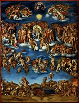 Capodimonte: The Last Judgement, copy by