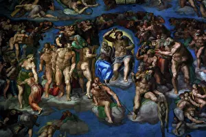 Michelangelo: The Last Judgement by Michelangelo. 16th century. Vatican Ci
